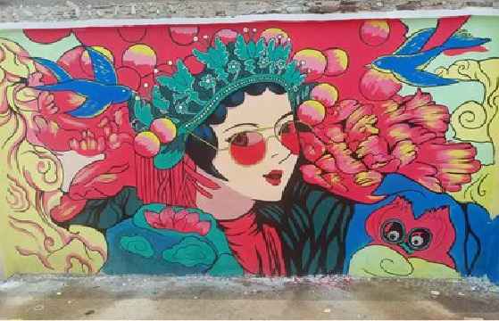 新余墙体彩绘-网红墙