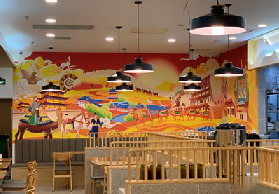 新余商业空间彩绘介绍。