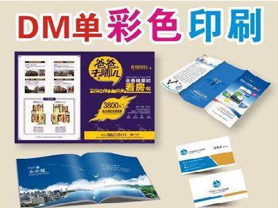 新余单页印刷，色彩搭配简单。